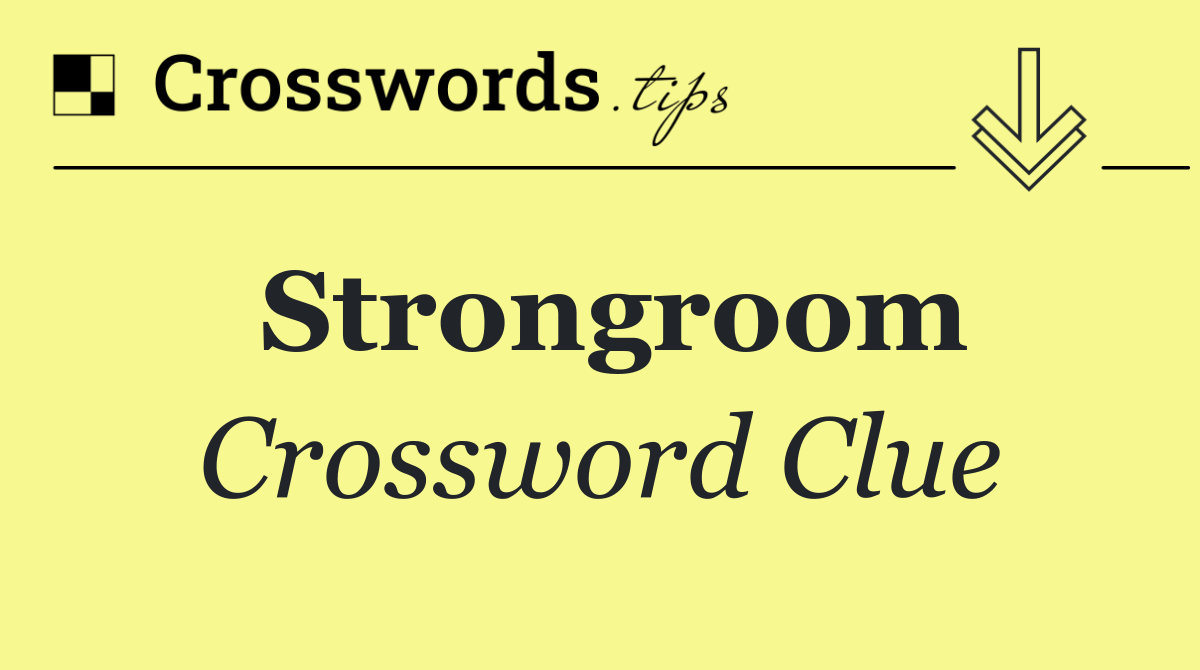 Strongroom