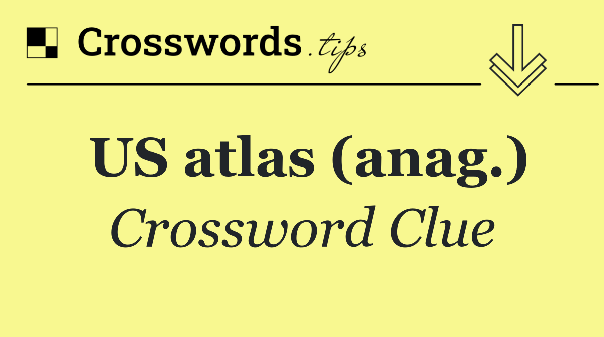 US atlas (anag.)