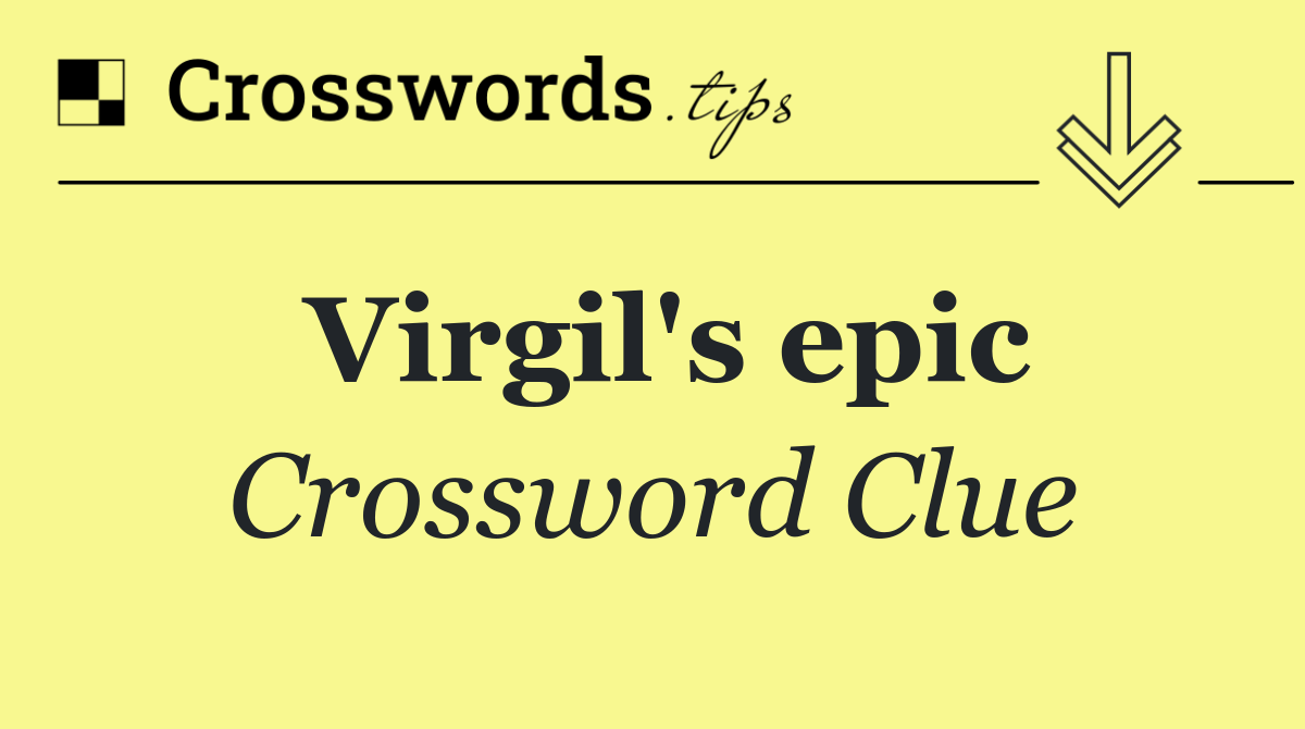 Virgil's epic