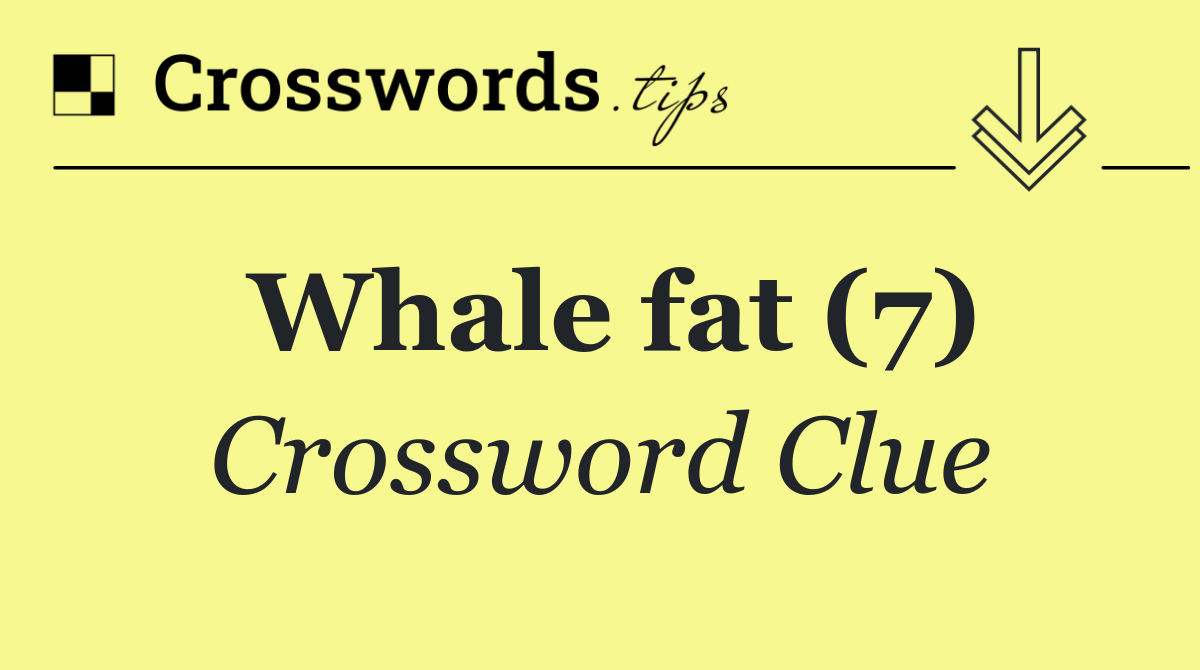 Whale fat (7)