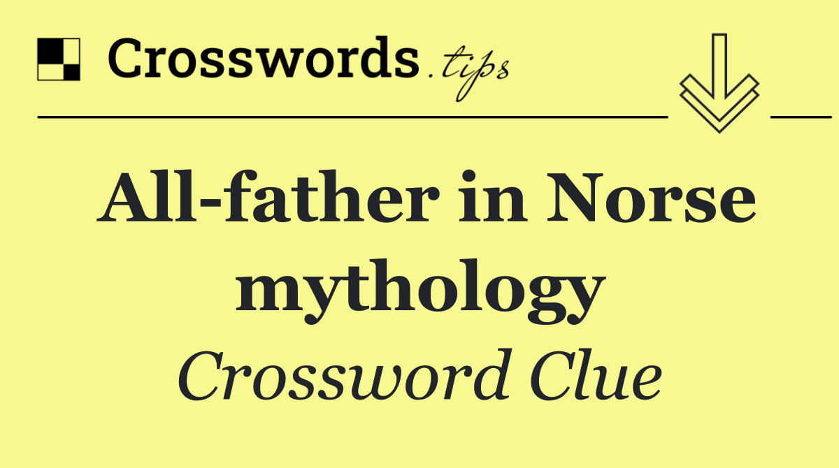 All father in Norse mythology