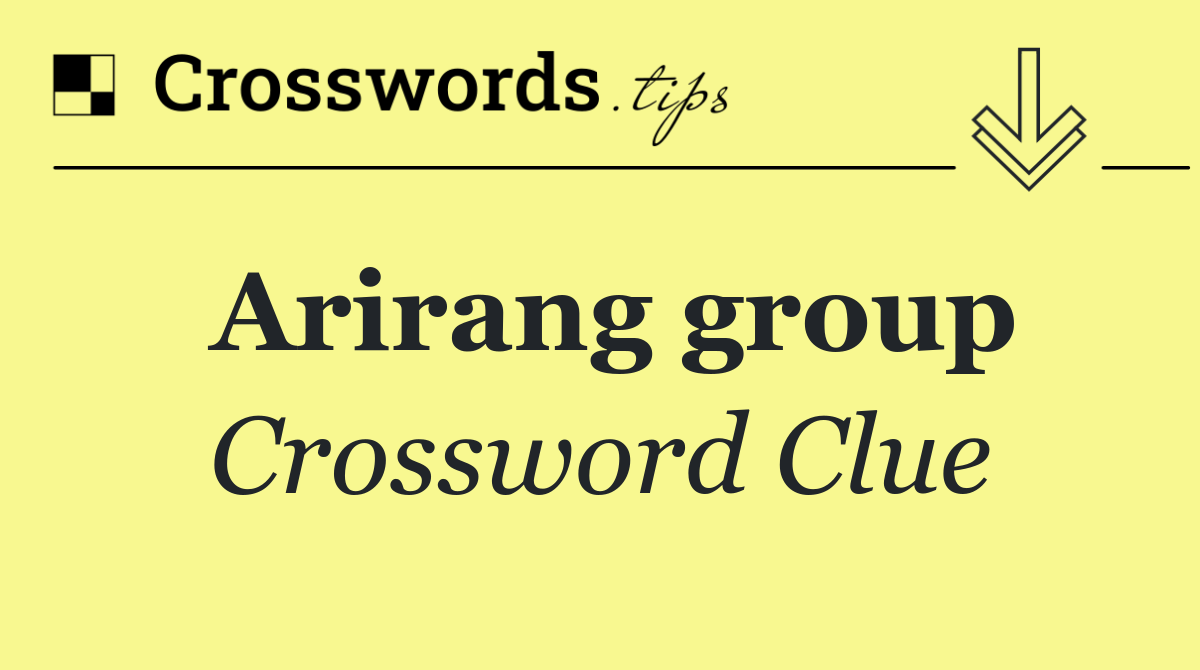 Arirang group