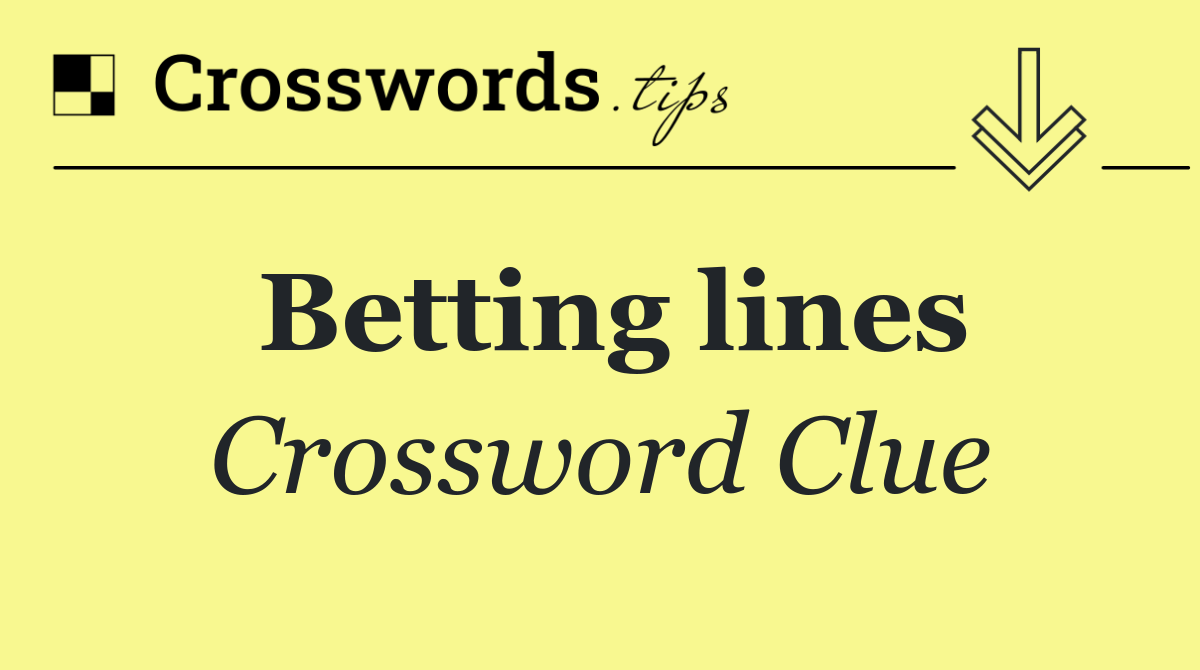Betting lines