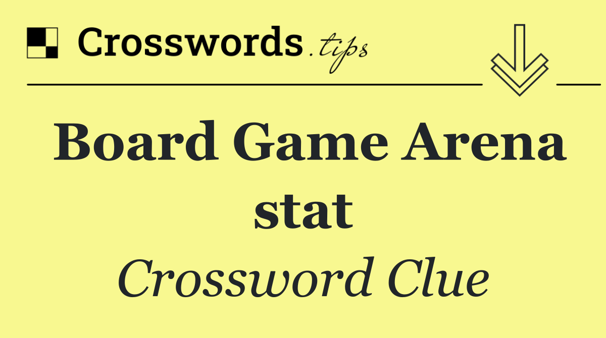 Board Game Arena stat