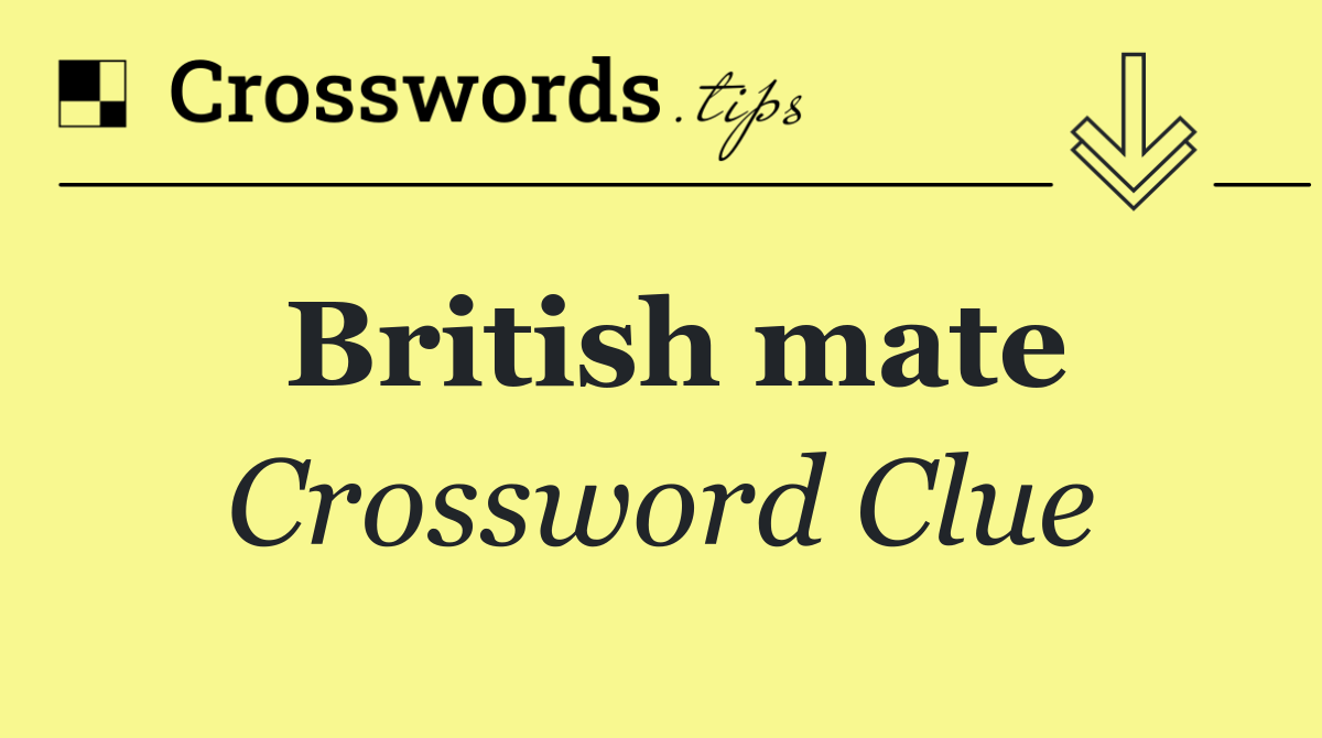 British mate