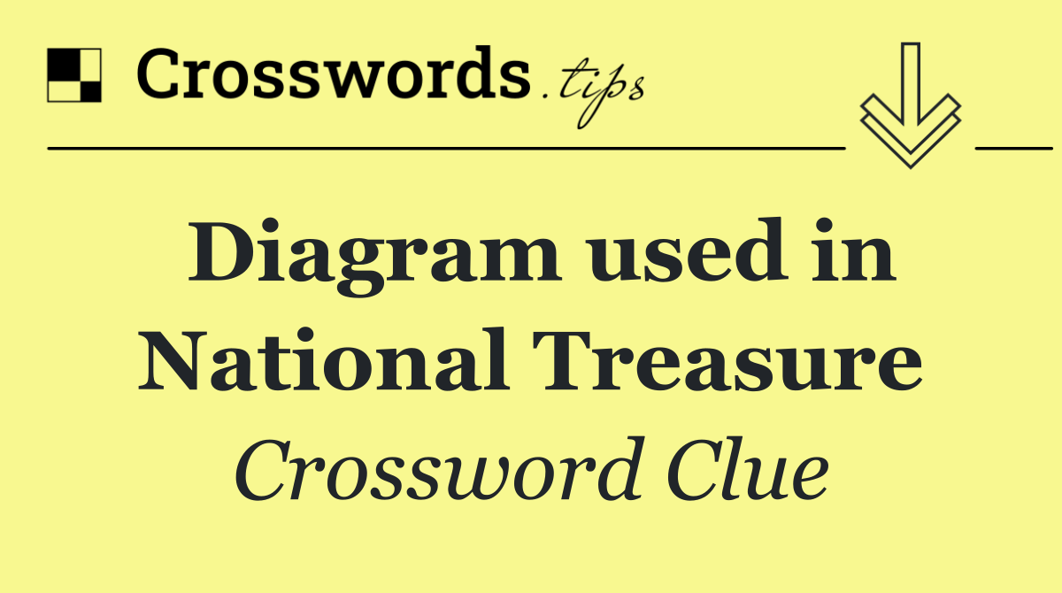 Diagram used in National Treasure