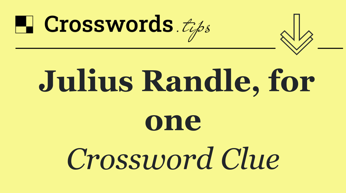 Julius Randle, for one