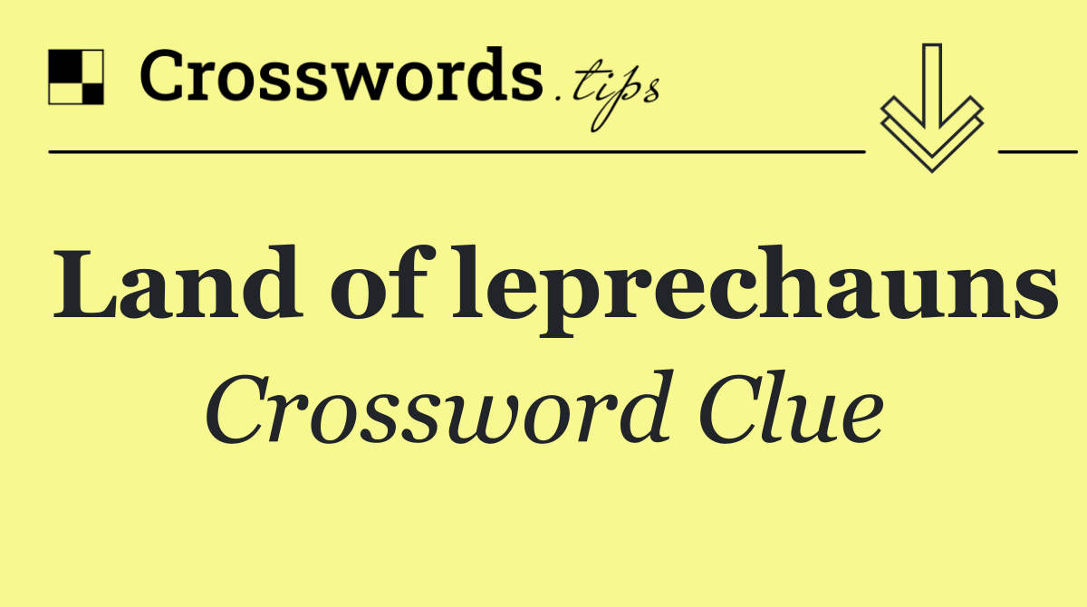 Land of leprechauns