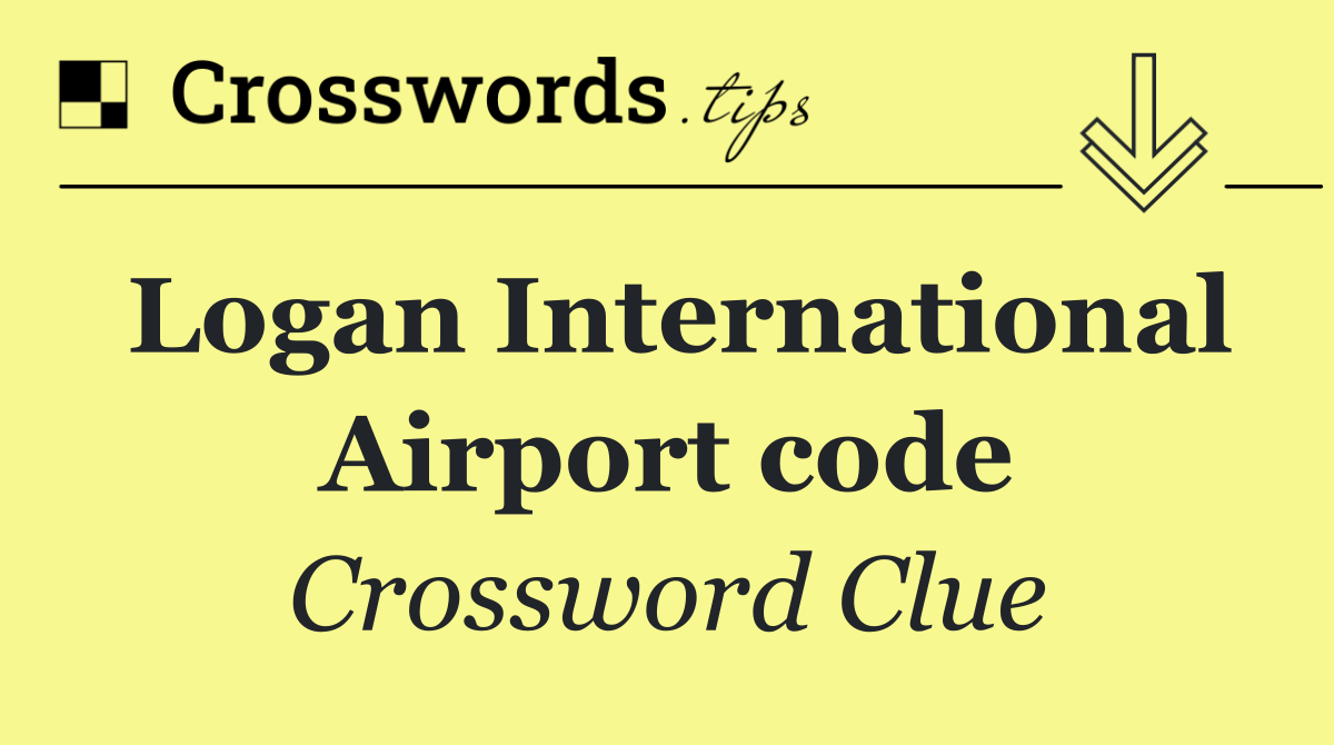 Logan International Airport code