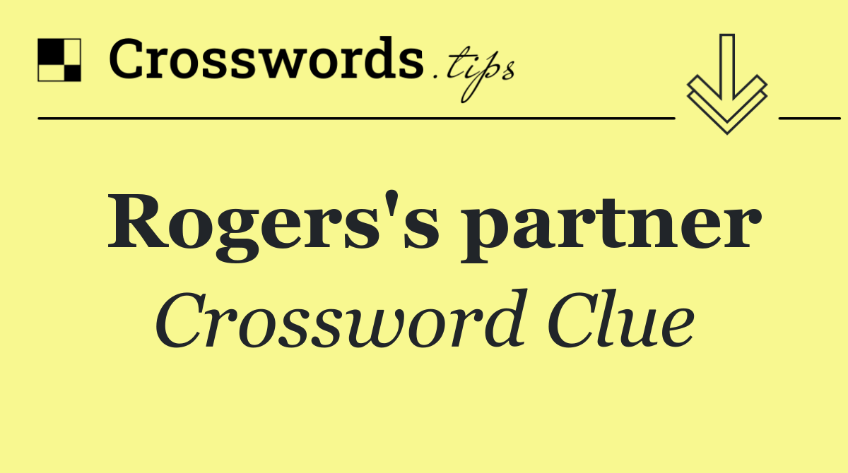 Rogers's partner