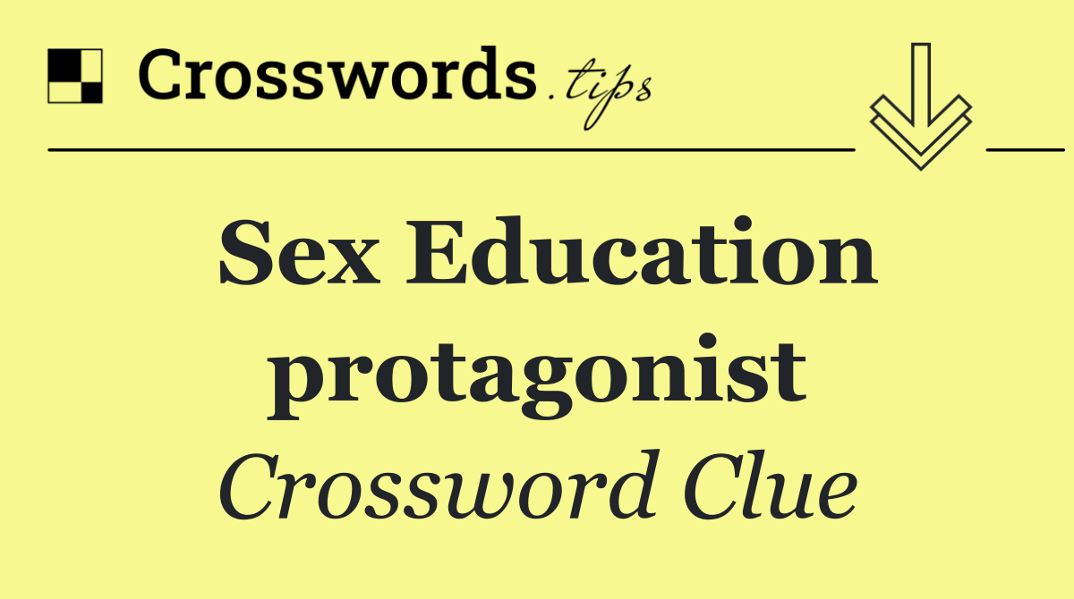 Sex Education protagonist