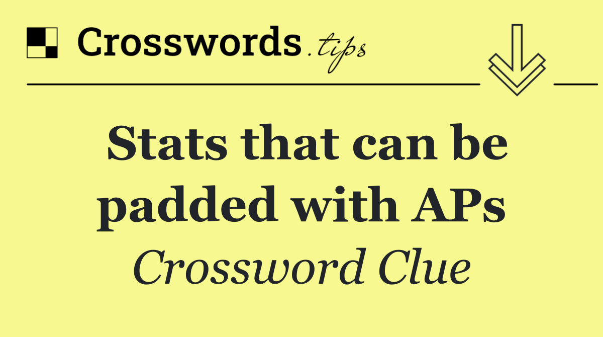 Stats that can be padded with APs