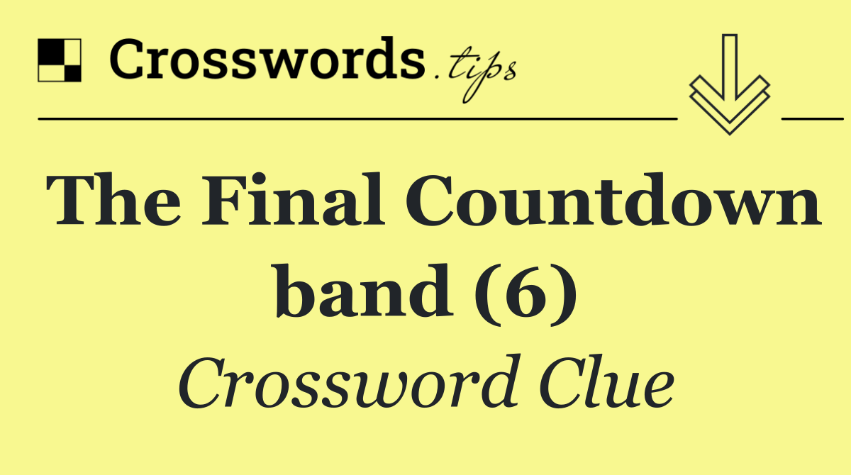 The Final Countdown band (6)