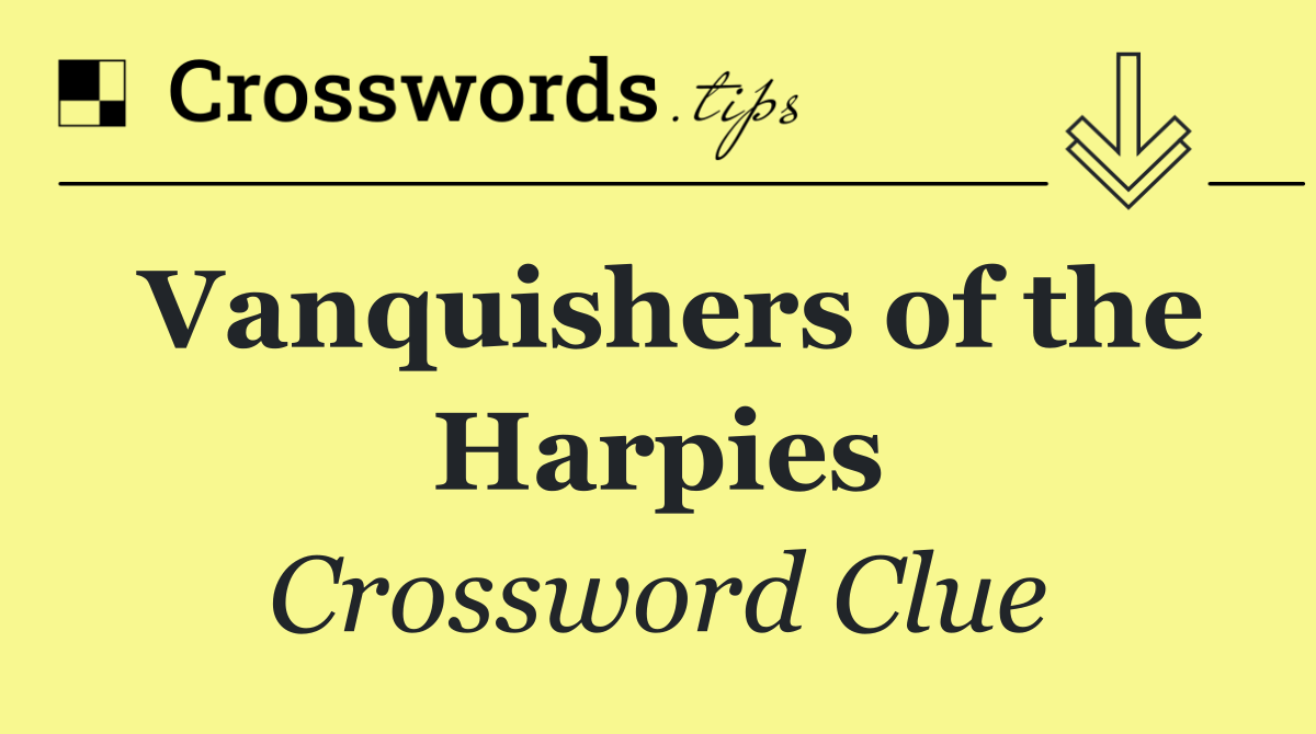 Vanquishers of the Harpies