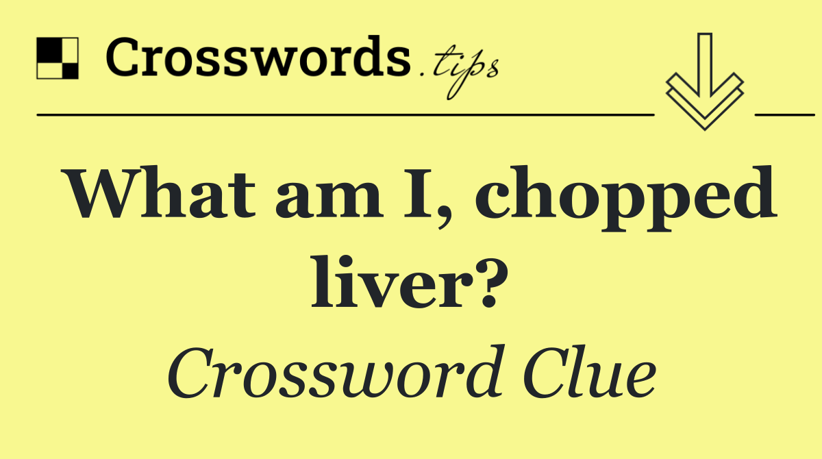 What am I, chopped liver?