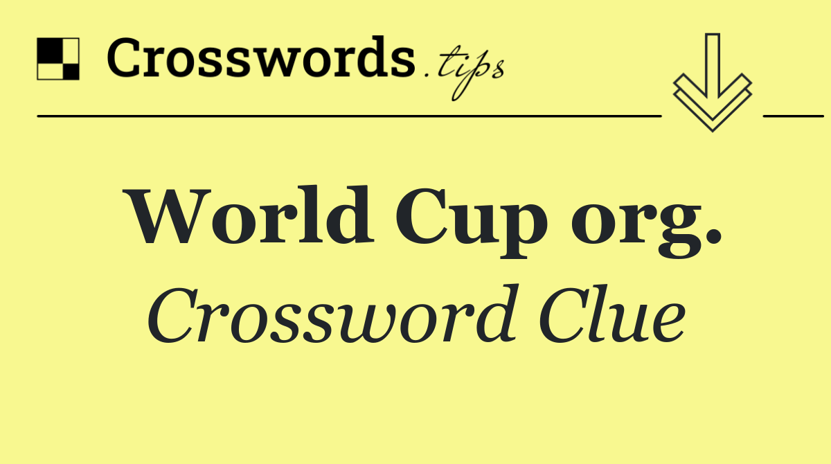 World Cup org.