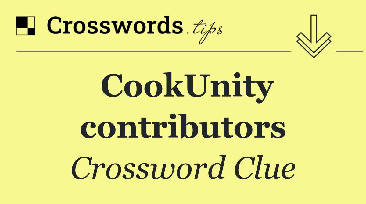 CookUnity contributors