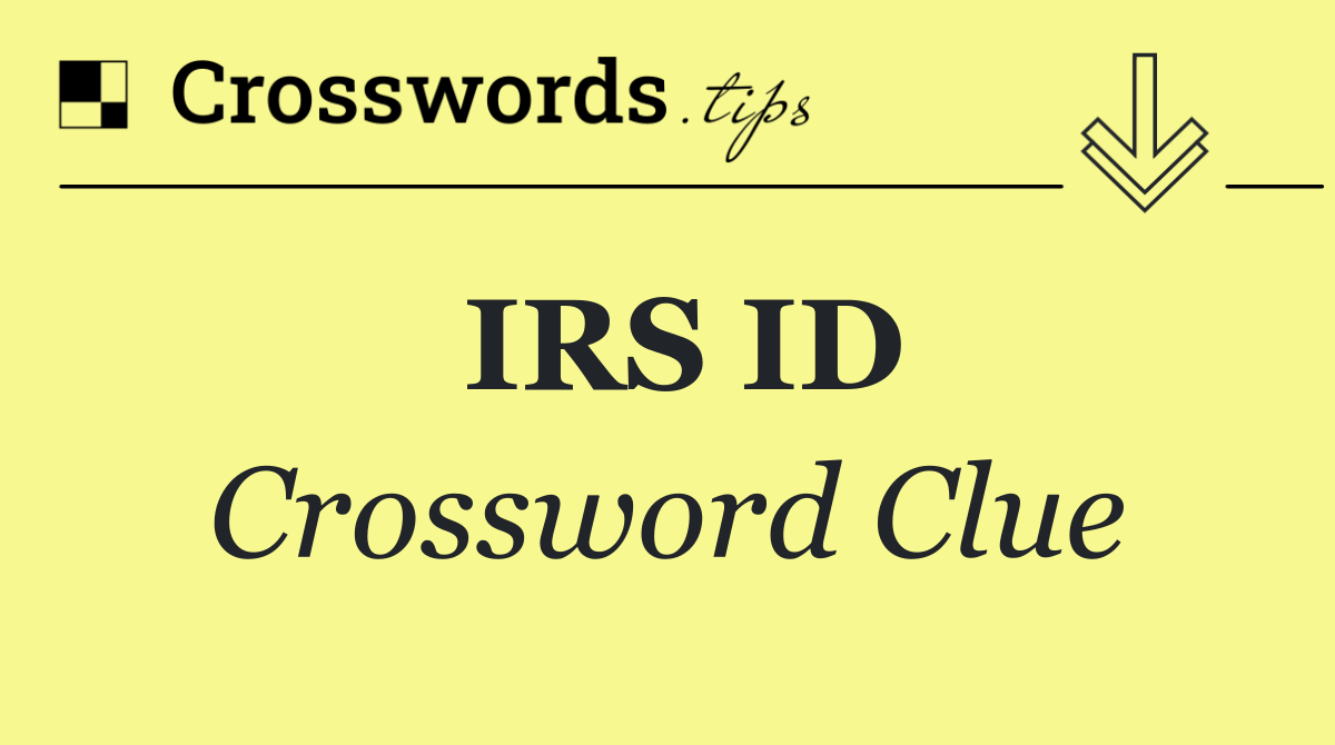 IRS ID