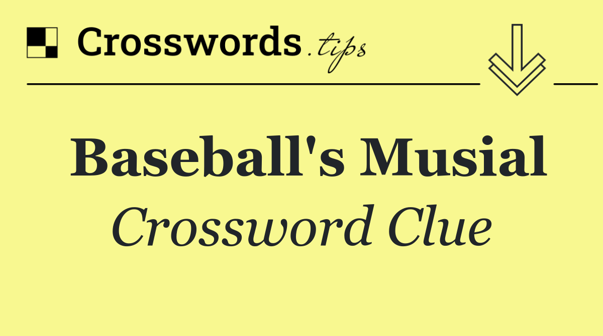 Baseball's Musial