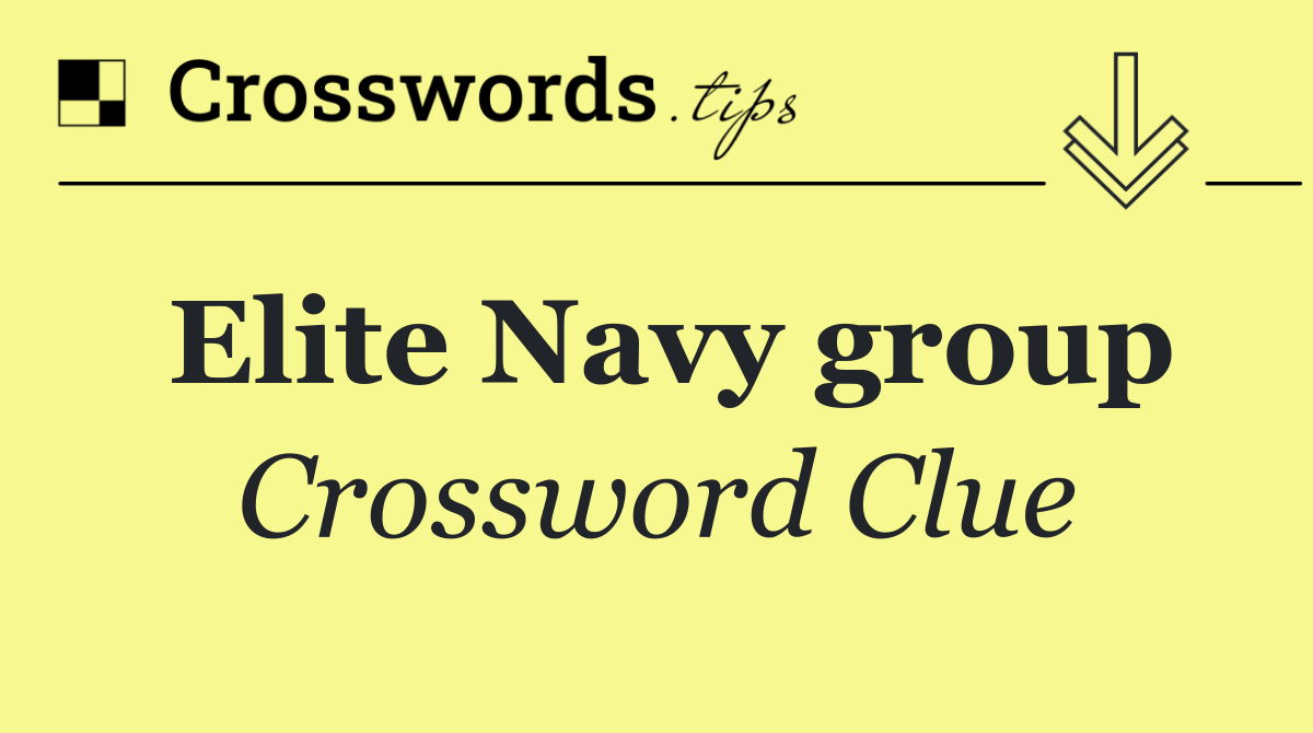 Elite Navy group