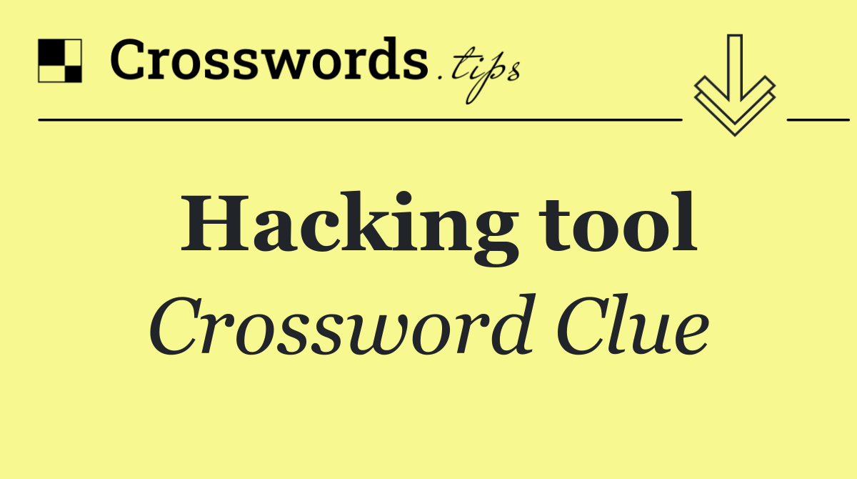 Hacking tool