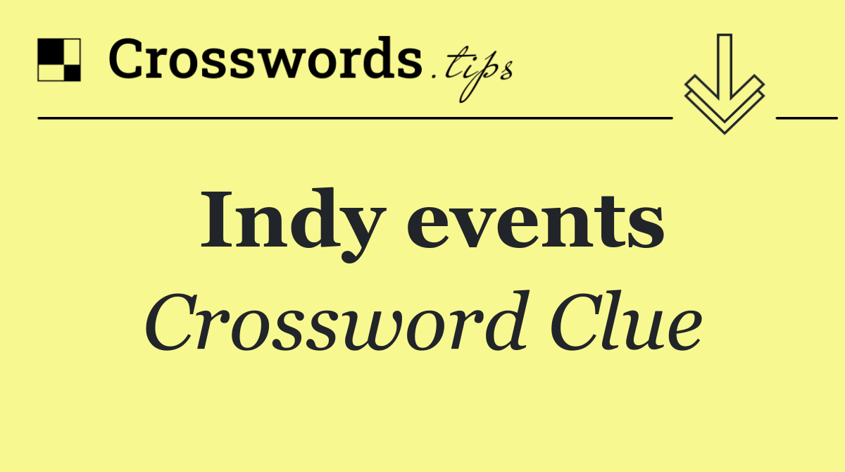 Indy events