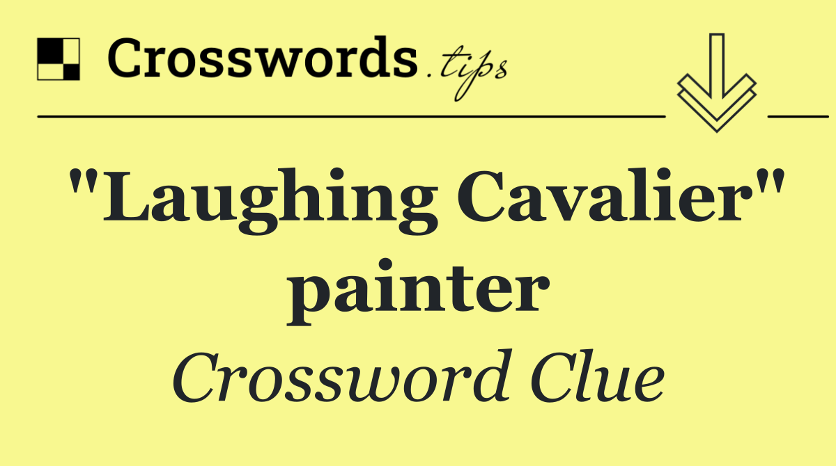 "Laughing Cavalier" painter