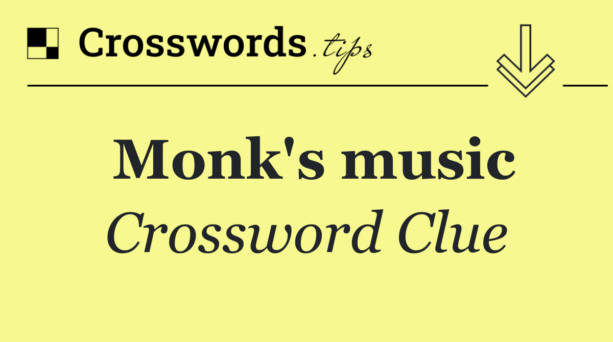 Monk's music