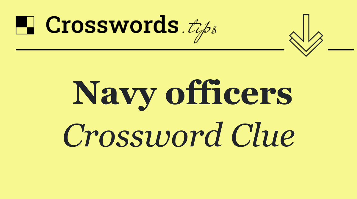 Navy officers