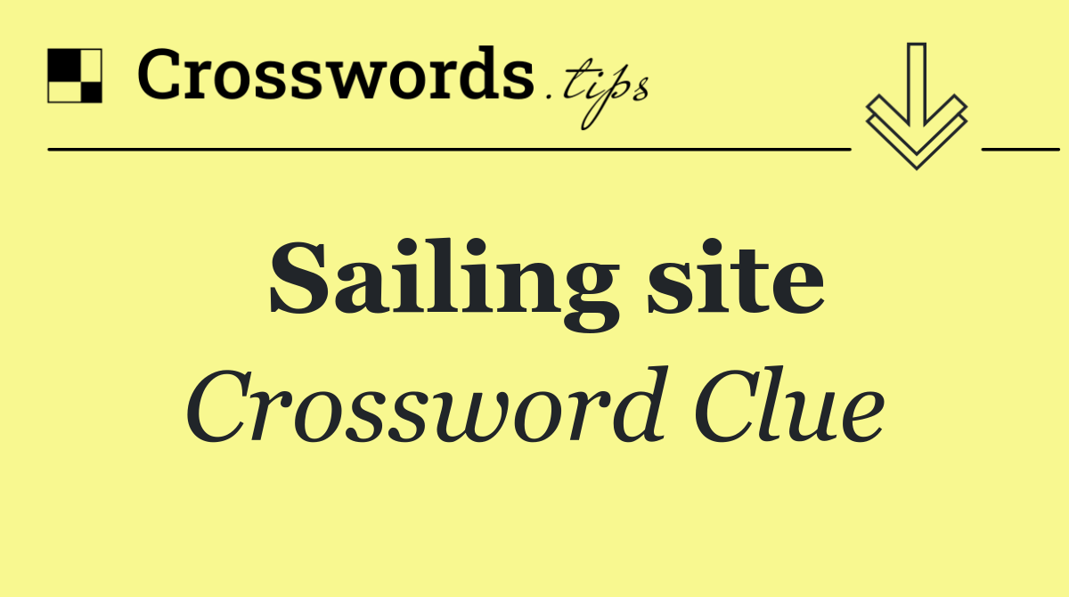 Sailing site