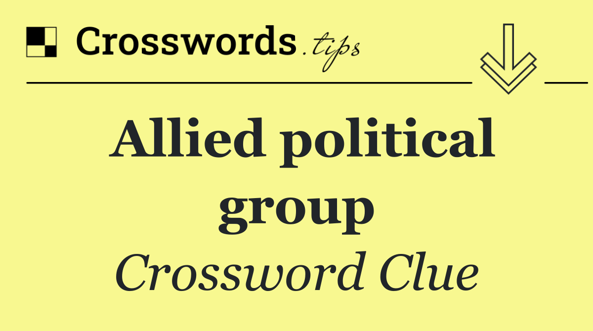 Allied political group