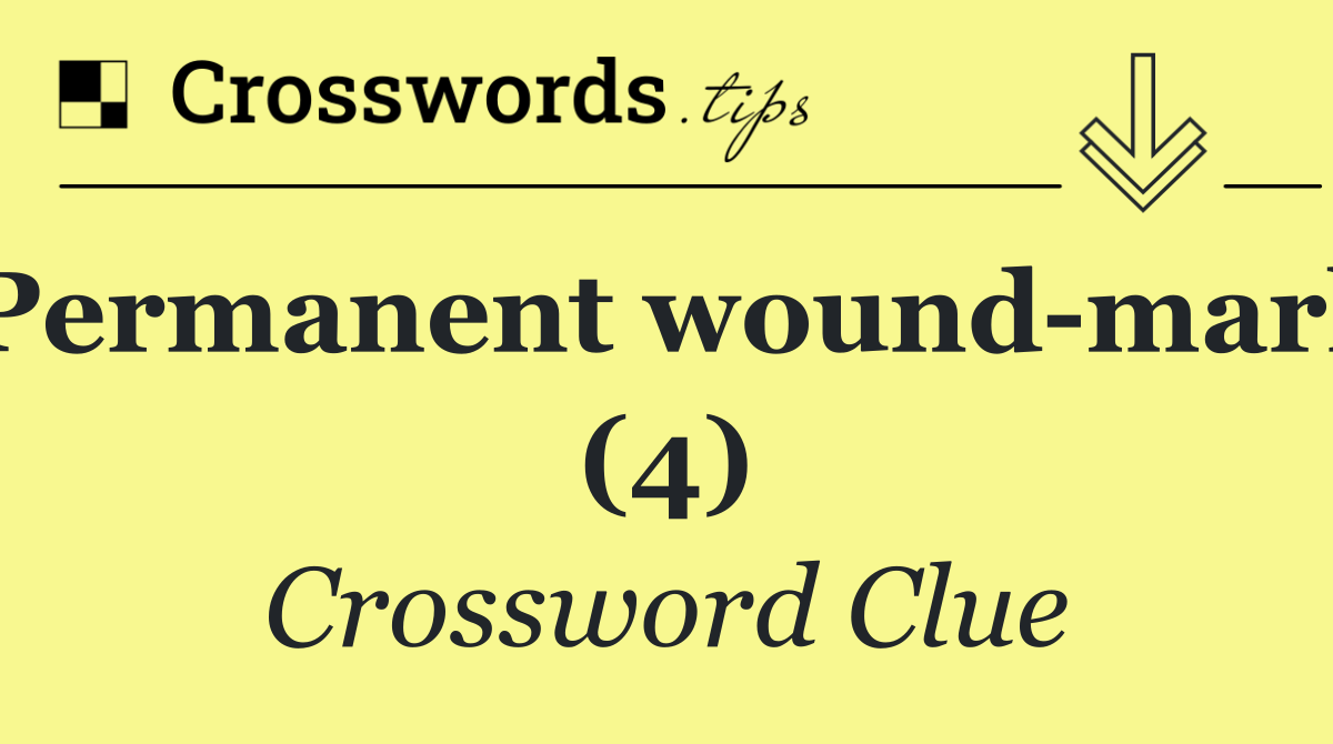 Permanent wound mark (4)