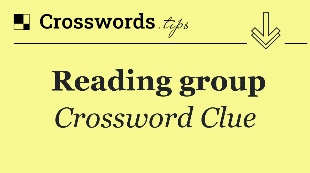 Reading group