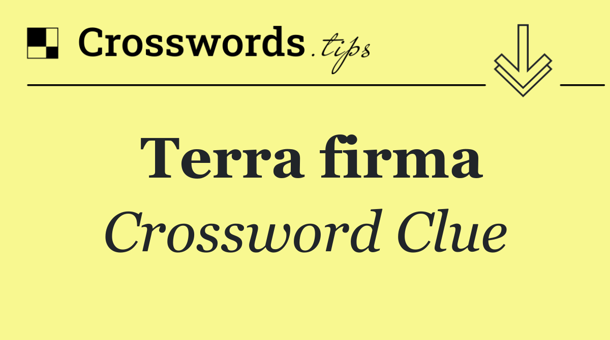 Terra firma