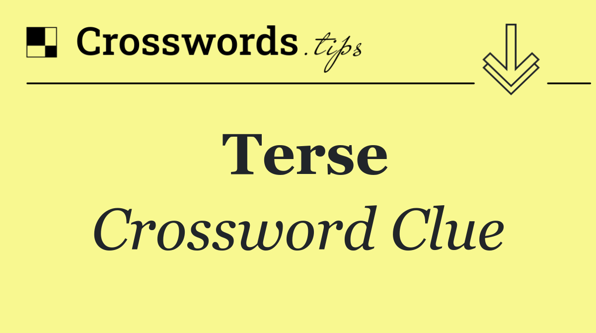 Terse