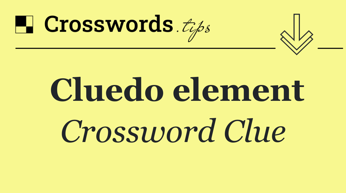 Cluedo element