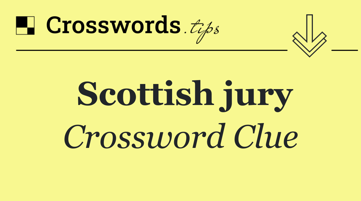 Scottish jury