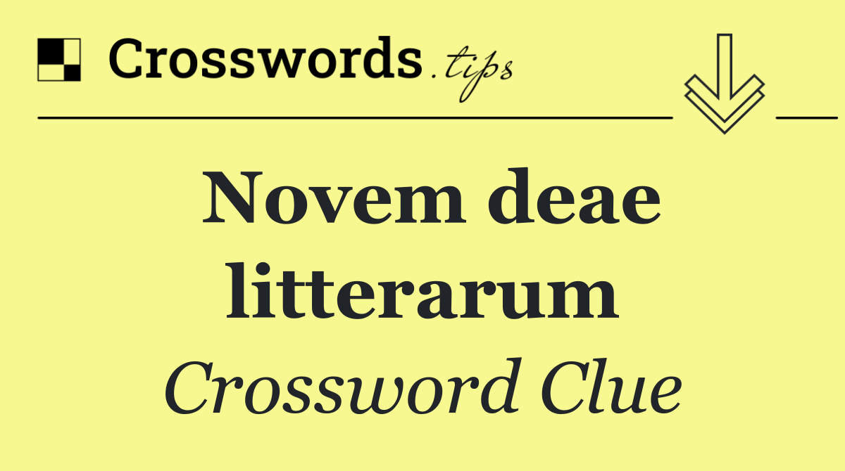 Novem deae litterarum