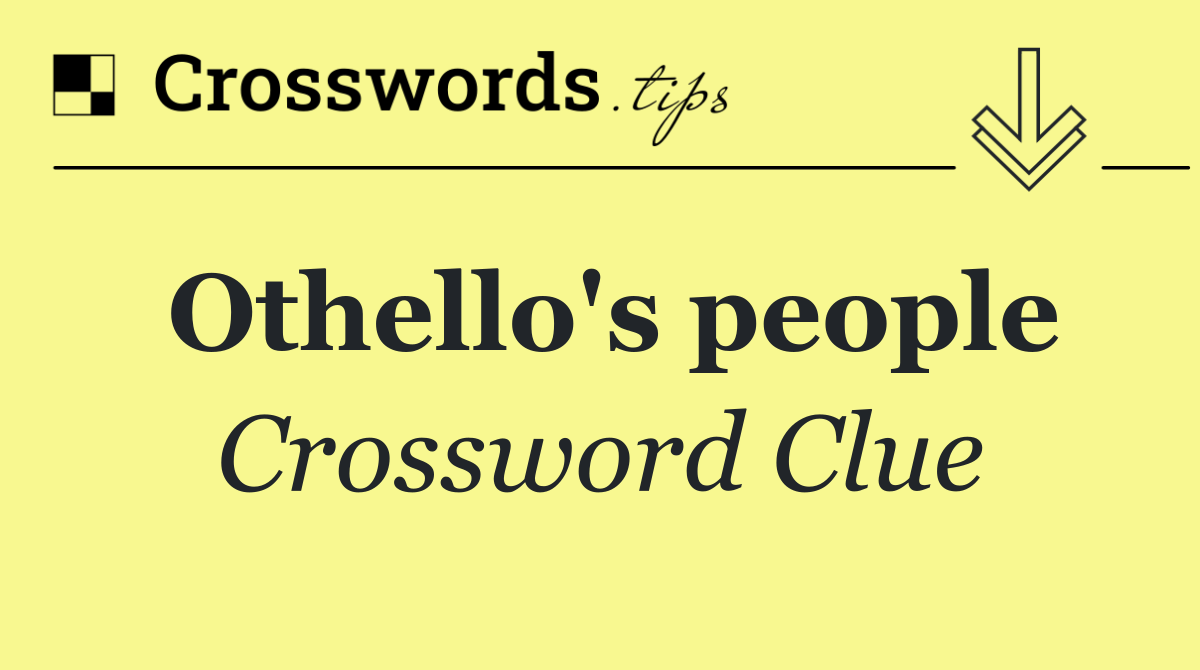 Othello's people