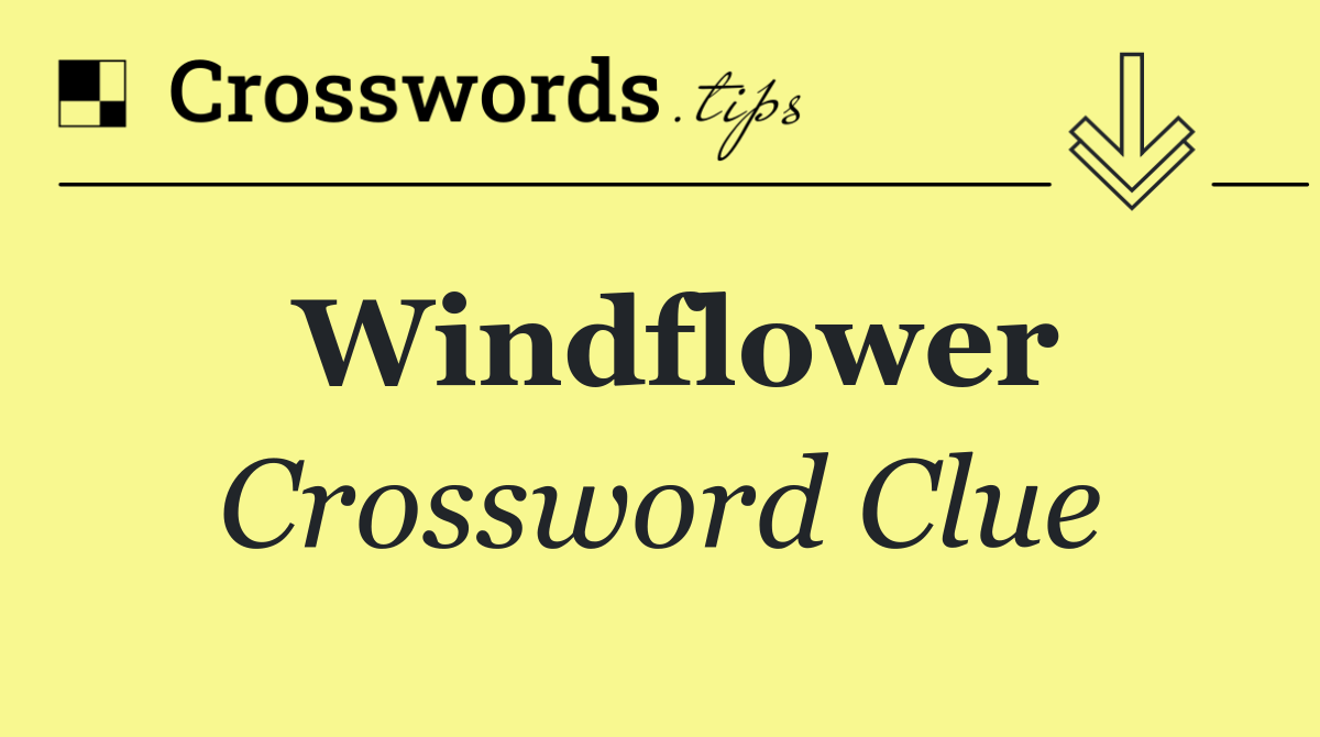 Windflower