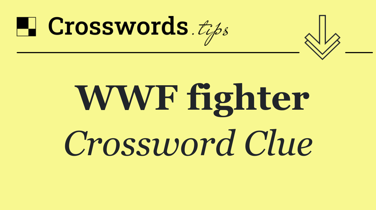 WWF fighter