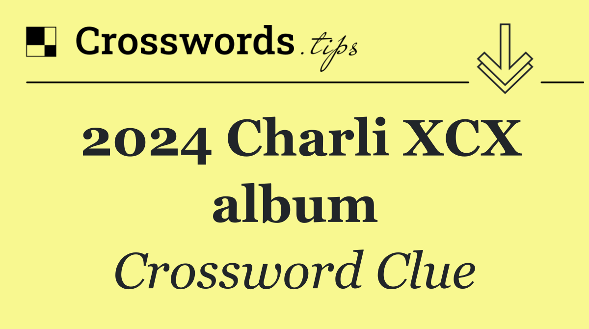 2024 Charli XCX album