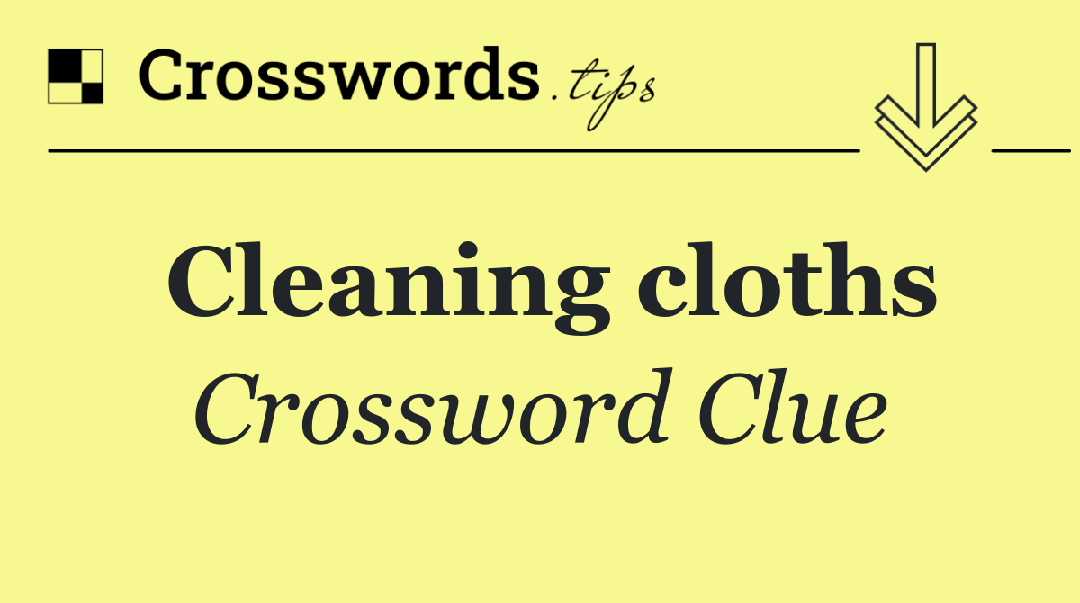 Cleaning cloths