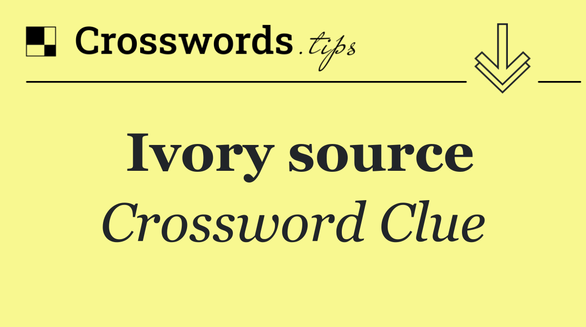 Ivory source