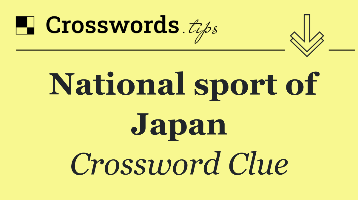 National sport of Japan