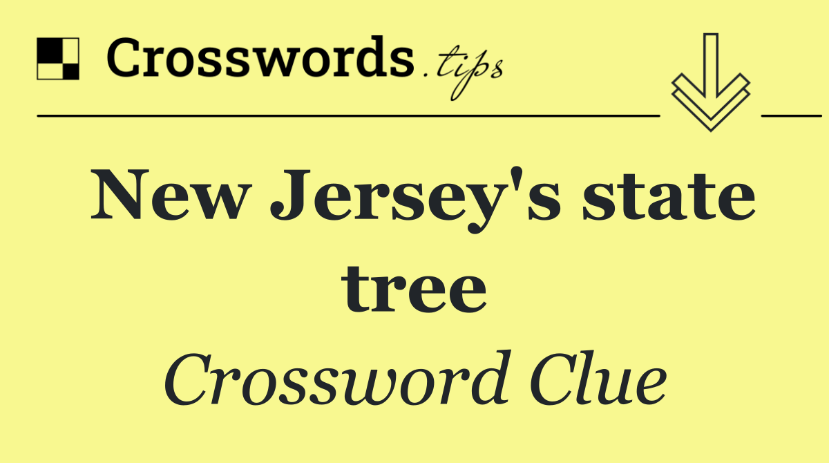 New Jersey's state tree