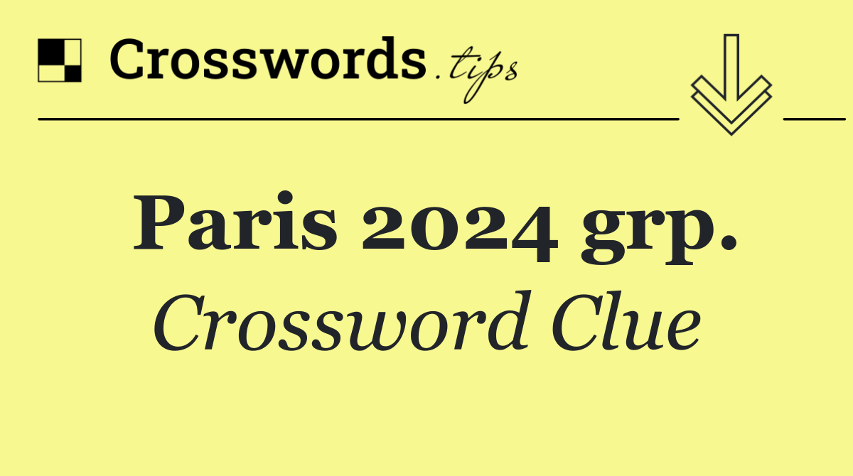 Paris 2024 grp.