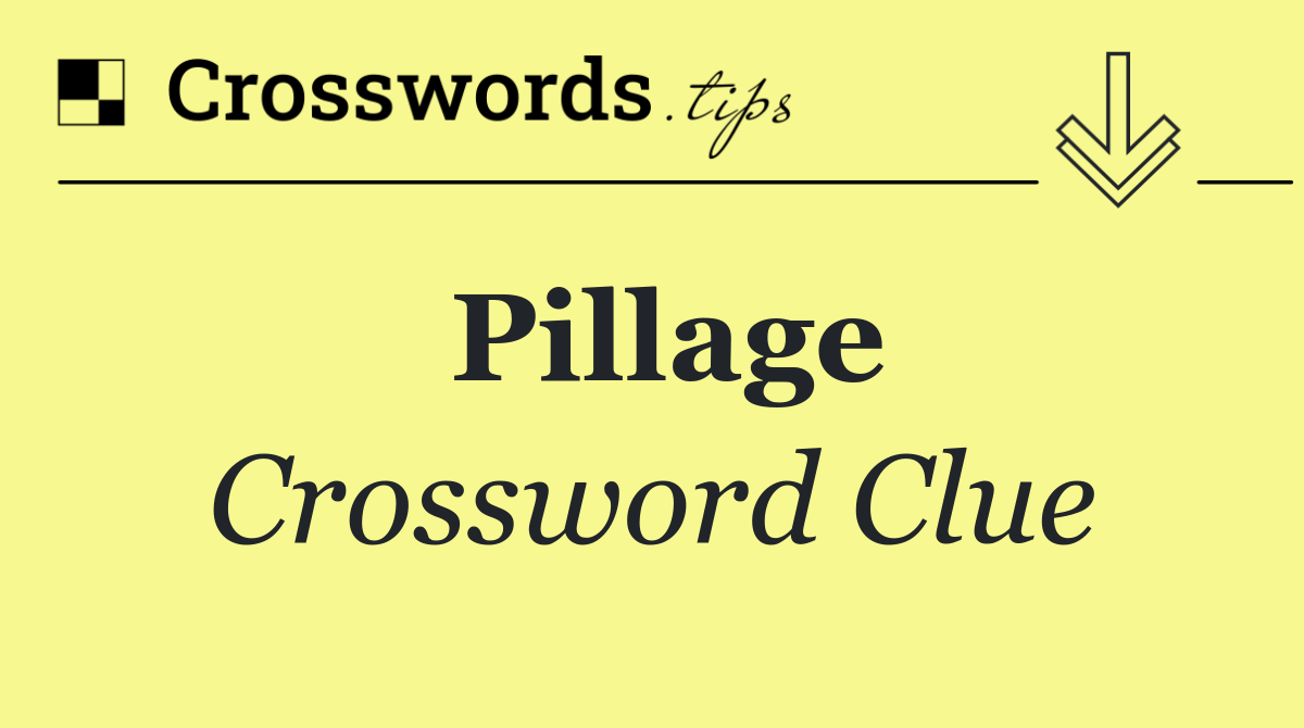 Pillage