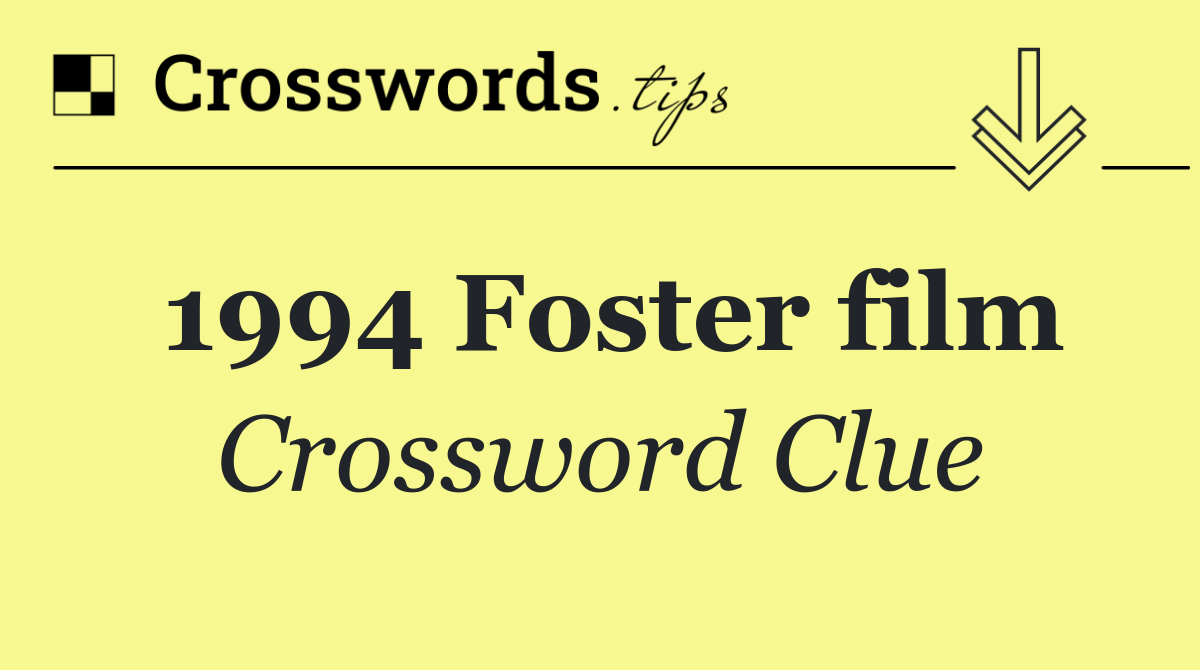 1994 Foster film