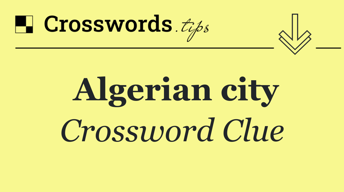 Algerian city